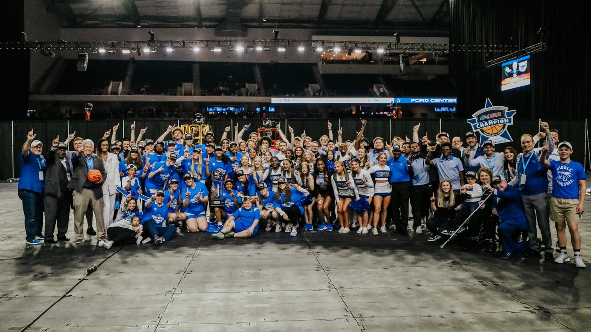 Waking up <a href="/ConferenceUSA/">Conference USA</a> CHAMPS! 🙌

📸 Full photo gallery: bit.ly/3Jc6IOW

#BLUEnited | #TrueBlue
