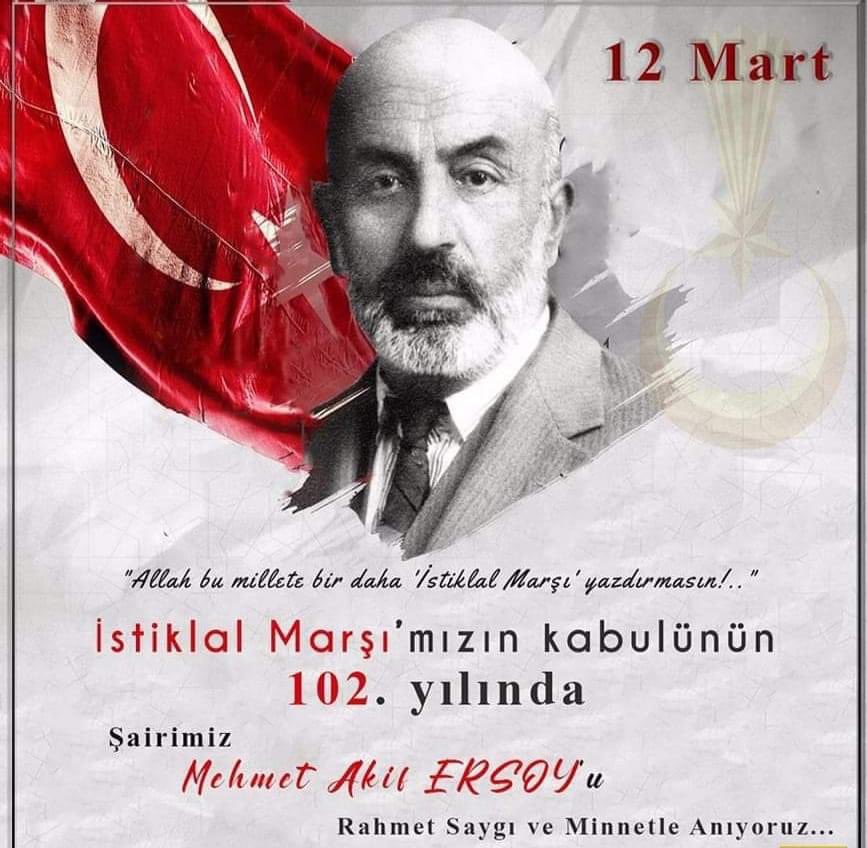 akbolumerkez's tweet photo. İstiklal Marşımızın kabulünün 102'nci yılını kutluyor, Milli Şairimiz Mehmet Akif Ersoy'u rahmet, minnet ve saygıyla anıyoruz.🇹🇷
#İstiklalMarşı https://t.co/MiRKbD5UQZ