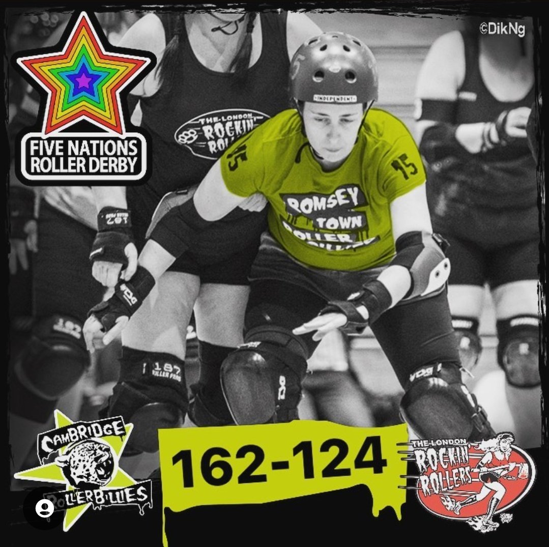 Great day was had. Thank you, Cambridge Rollerbillies, for hosting an awesome double header in the Five Nations games! @BigBucksHR @ldnrollerderby @_Rollerbillies_ @Rockin_Rollers  @FiveNationsRD #rollerderby #derbytwitter #fivenations