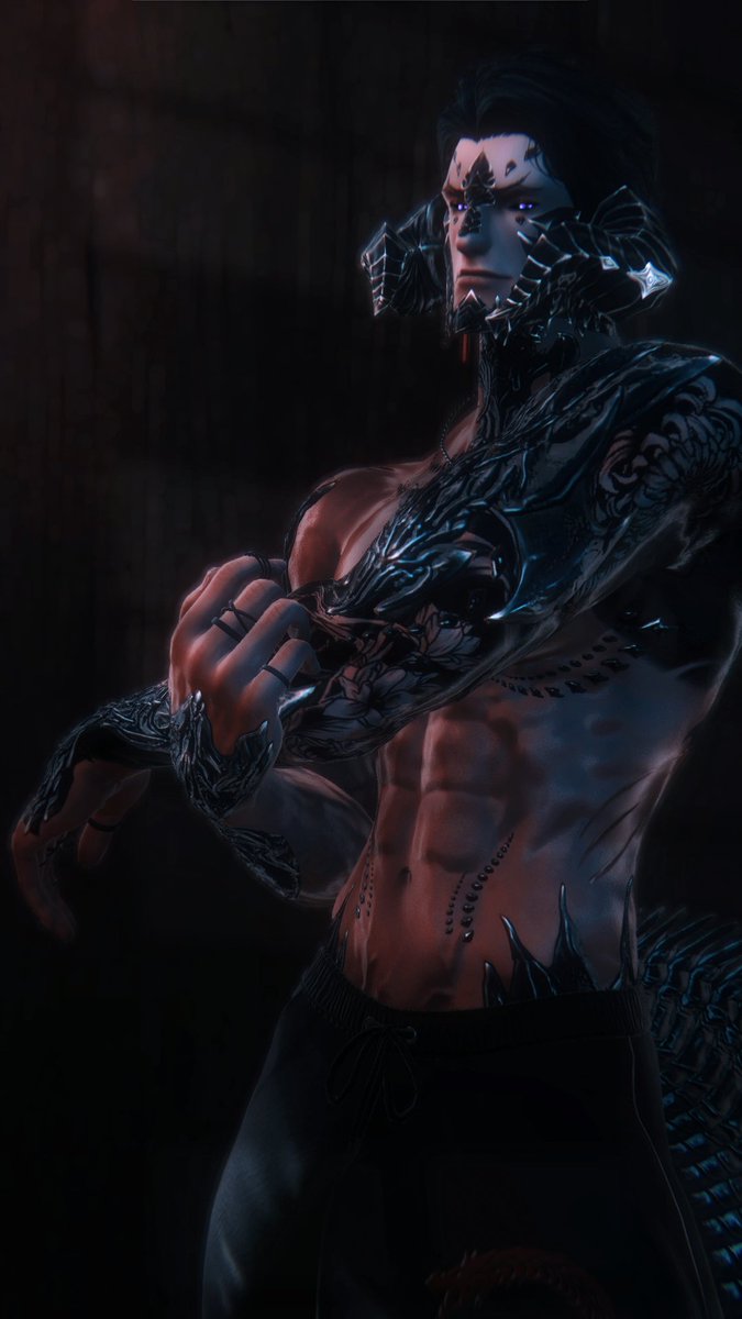 thecrocofkugane's tweet photo. Getting ready for Sinday. 😈

» [ #gposers | #leolights | #au_ra | #possiblyposing ] https://t.co/swJI1Su4Ni