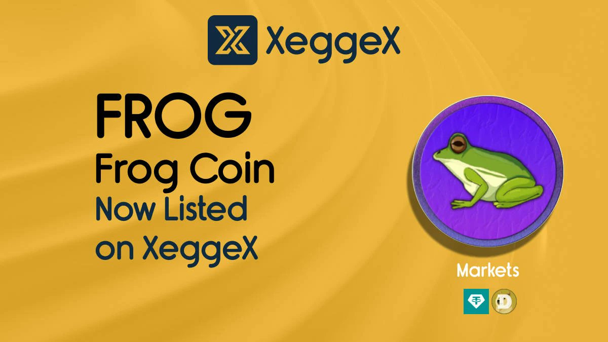 Frog Coin (FROG) has been listed on Xeggex exchange in the following markets:  FROG/USDT   FROG/DOGE
xeggex.com/post/new_listi…
<a href="/Frog_co1ns/">Frog Coin</a> #XeggeX #newlistings