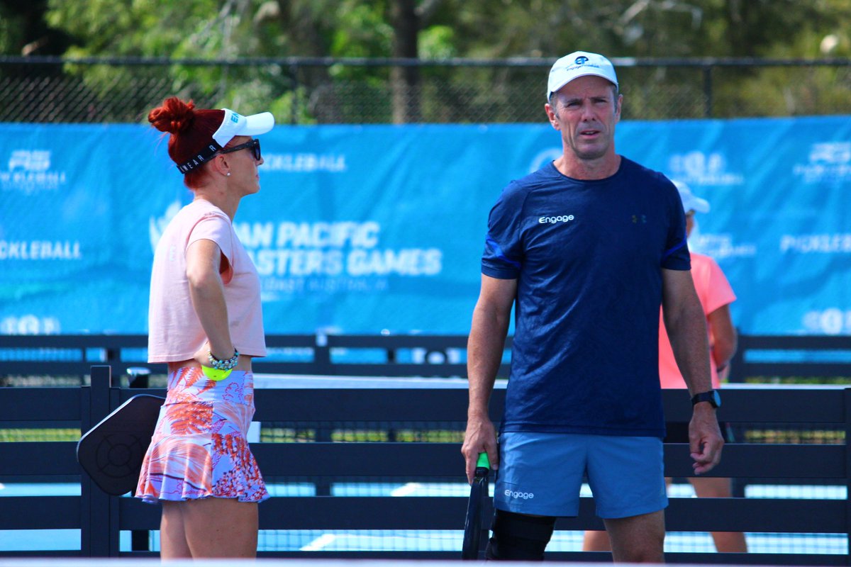 Always a pleasure sharing the court with Martin Clark. Australia’s #1 male open mixed player and #1 senior pro. 💪