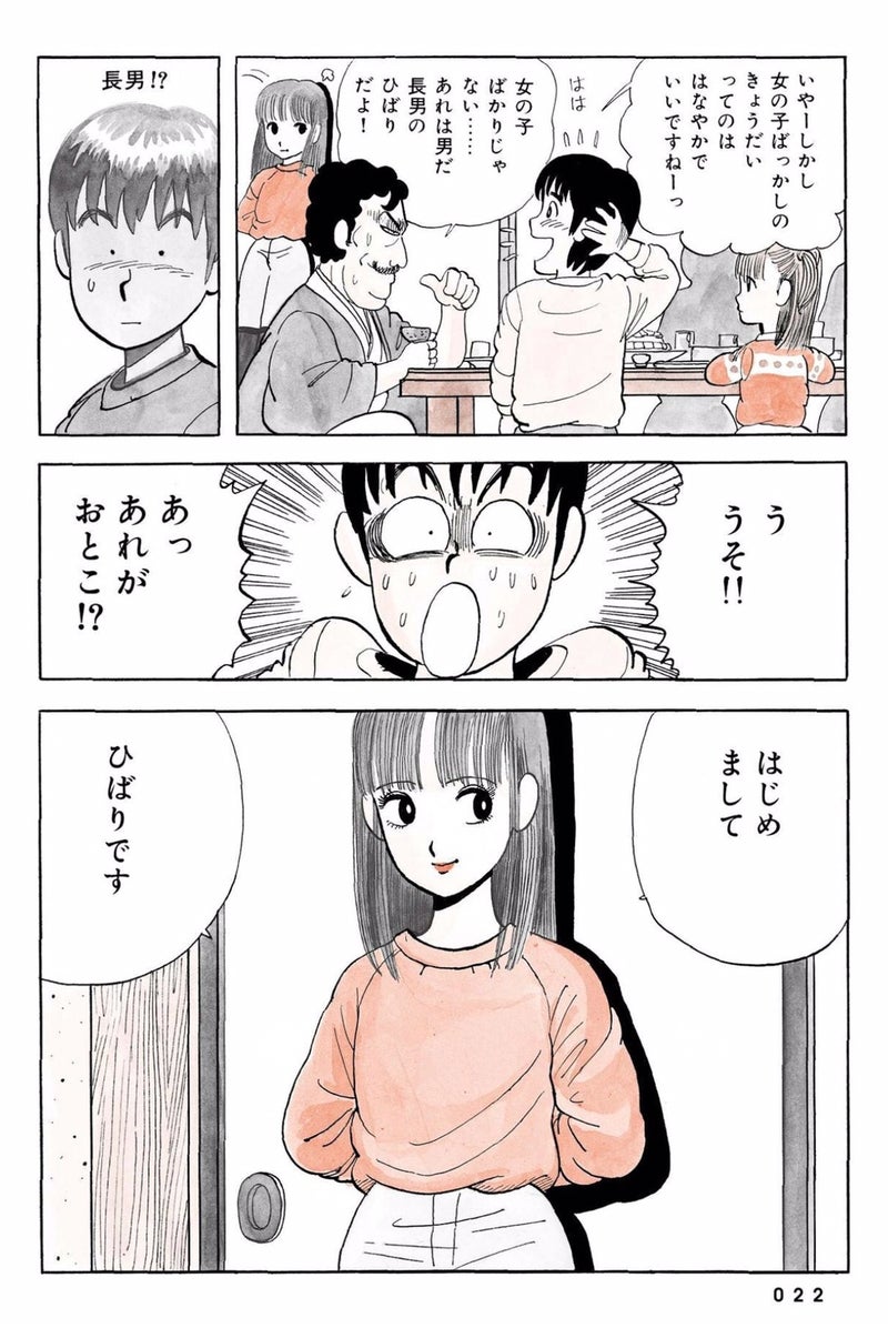 『ストップ!! ひばりくん!』
作・画:江口寿史

母の死をきっかけに主人公が同居することになった容姿端麗、頭脳明晰、スポーツ万能、の三拍子揃った美少女は、実は男でヤクザの跡継ぎで、しかも主人公に一目惚れ!?
連載開始したの、私が生まれた年ですよ…。時代を先取りしすぎている…。 