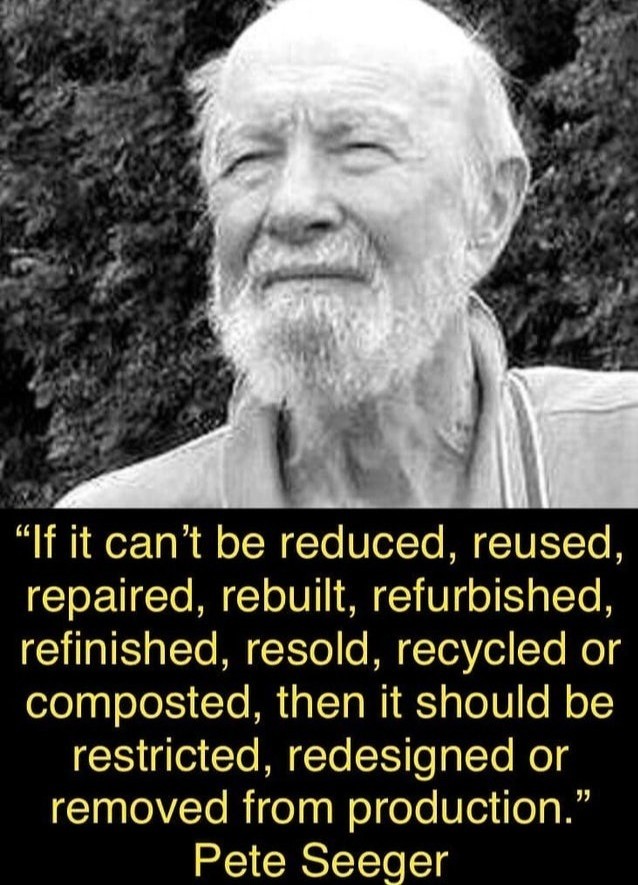 CycleOfGoodUK's tweet photo. This quote never gets old. ♻️👍
We're all taking steps to help the environment; what's your most useful #ClimateChange success?
Comment below👇
https://t.co/cvgWaPl7WN
#FairtradeFortnight #BAFTSmember #UKFairtrade #PeterSeeger https://t.co/gU3JHvMynE