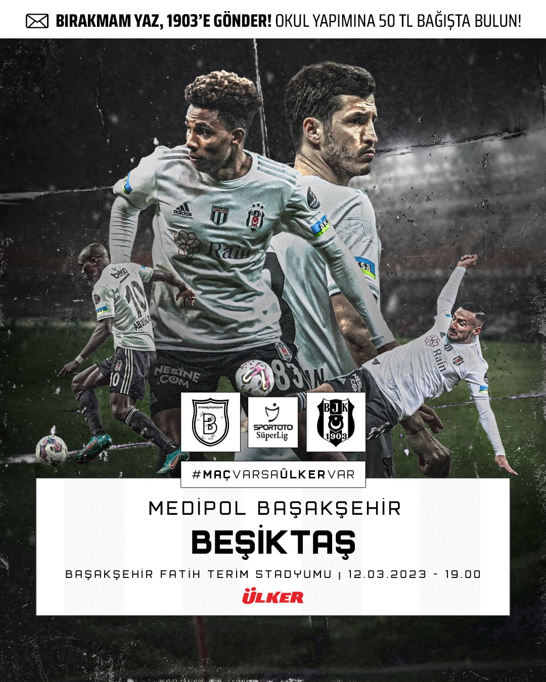 Başakşehir Beşiktaş maç afişi