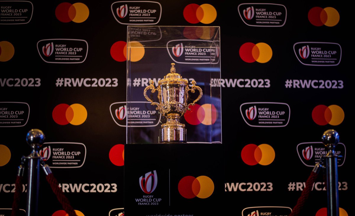 Devotionlk's tweet photo. Devotion had the privilege to be invited the Web Ellis Trophy @rugbyworldcup showcase 2023 organized by @SeylanBank. As a priceless surprise, The Web Ellis Cup specially flown in from Paris and was just in front of us. #TeamDevotion https://t.co/1Xm55SLvpr