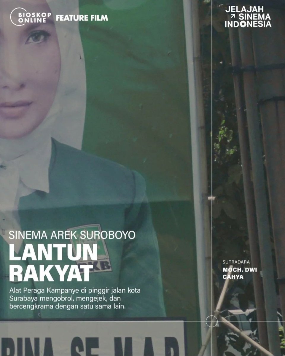 biasgewe's tweet image. Film saya dan teman-teman yang lain sedang diputar di @BioskoponlineID dalam program Sinema Arek Suroboyo. 
Silahkan berkunjung dan selamat menyaksikan. 

- Di Bioskop (2016)
- Lantun Rakyat (2019)