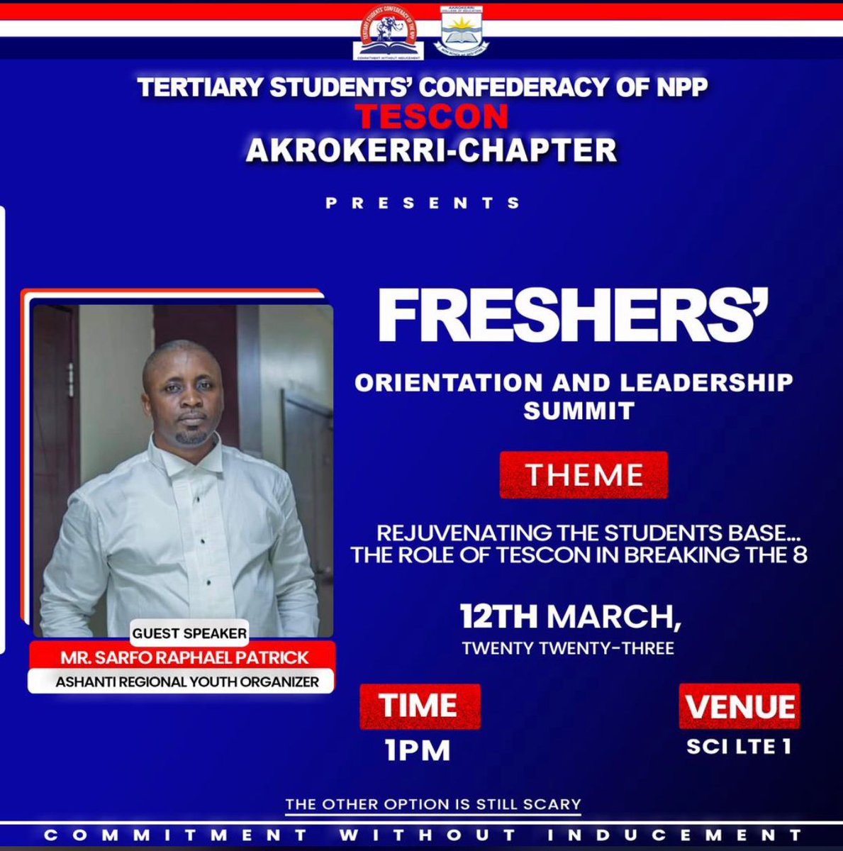 preman_Kofi's tweet image. The commander of the Ashanti Regional Youth Wing will be Present at Akrokerri. Let&apos;s meet him there. 
#BreakingThe8
#PossibleTogether
#ServiceWithHumility