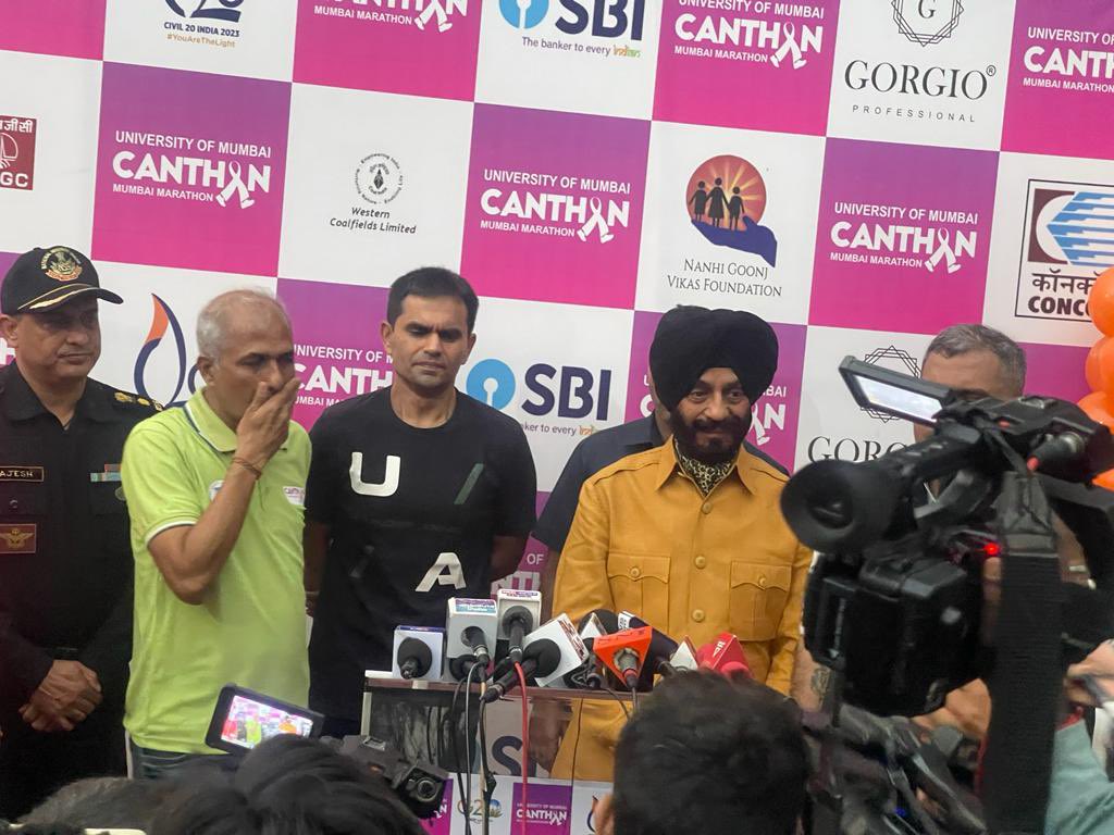 swankhede_IRS's tweet photo. #CANTHON, a successful marathon took place today at #BKC #Mumbai which represented #Cancer, a disease for which awareness, prevention & encouragement to fight it is very important. It also limned the two biggest menace our country is facing #DRUGS & TERRORISM. It’s high time that our youth, the future of our country get wise up to shun drugs doesn’t just consume a live, it consumes the entire families of the addict, their peace of mind, happiness, their entire existence. On a larger level, the economy & security of the nation is hampered & growth impeded. It’s the need of the hour
“TO SAY NO TO DRUGS & YES TO LIFE”!
#sameerwankhede