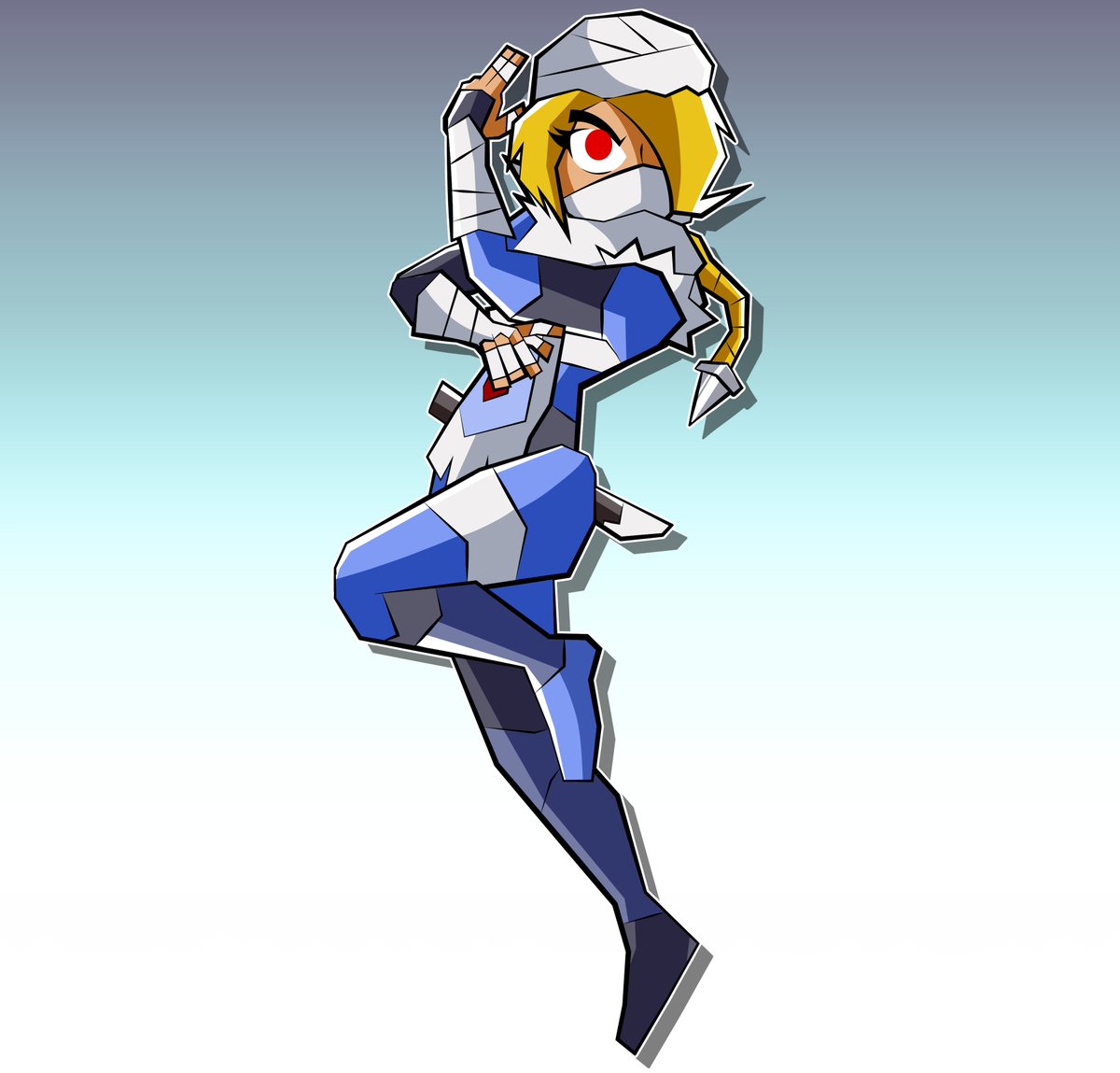 eternalflamebry's tweet photo. All of the artists did an amazing job for the Smash Bros Brawl 15th anniversary collab I hosted yesterday! This was my own piece for the porject, Sheik! https://t.co/Bvu96nJIDP
