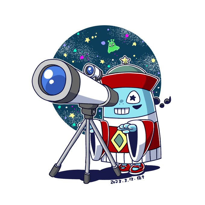 「smile telescope」 illustration images(Latest)