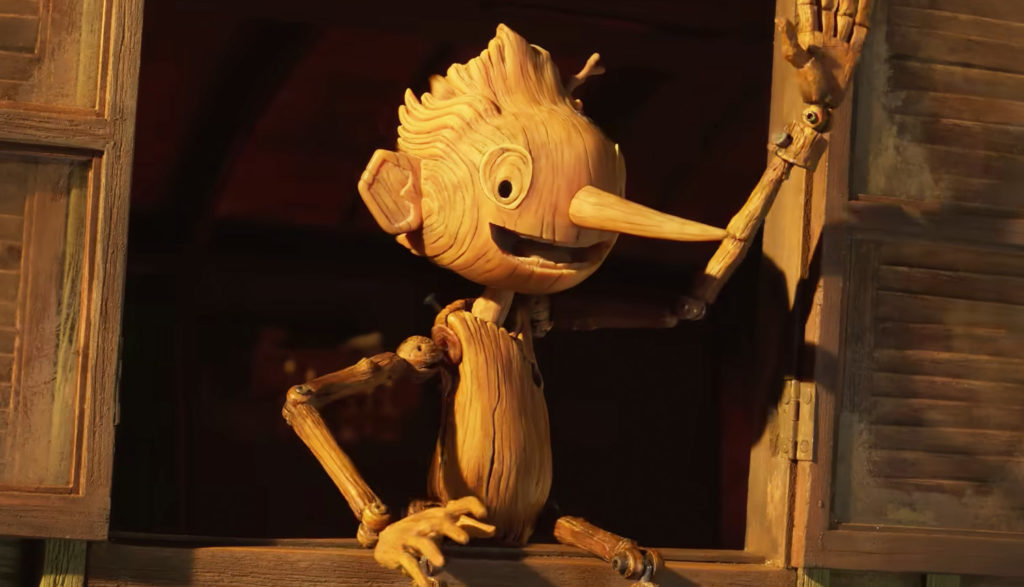 jonykipnis's tweet photo. Just watched a wonderful Guillermo del Toro's Pinocchio film! Beautiful and masterful! 
"Lies, my dear boy, are found out immediately because they are like long noses, visible to all but the teller of the lie."    Geppetto https://t.co/RjYsa8eBxc
