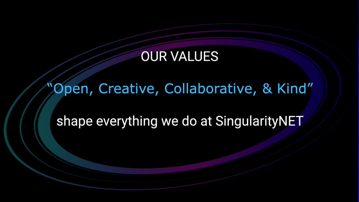 SingularityNET's tweet photo. At #SingularityNET, we believe that AI has the power to transform our world for the better. Our mission is to harness this potential for good and ensure that the benefits of AI are shared by all.

#AI #AGI #DecentralizedAI #BuildingonSNET https://t.co/10wv4Igppi