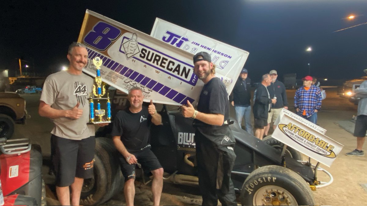 Night #2 winner with the ASCS Southwest Series.  Thanks to everyone who makes this happen. We couldn't do this without our fans &amp; sponsors.