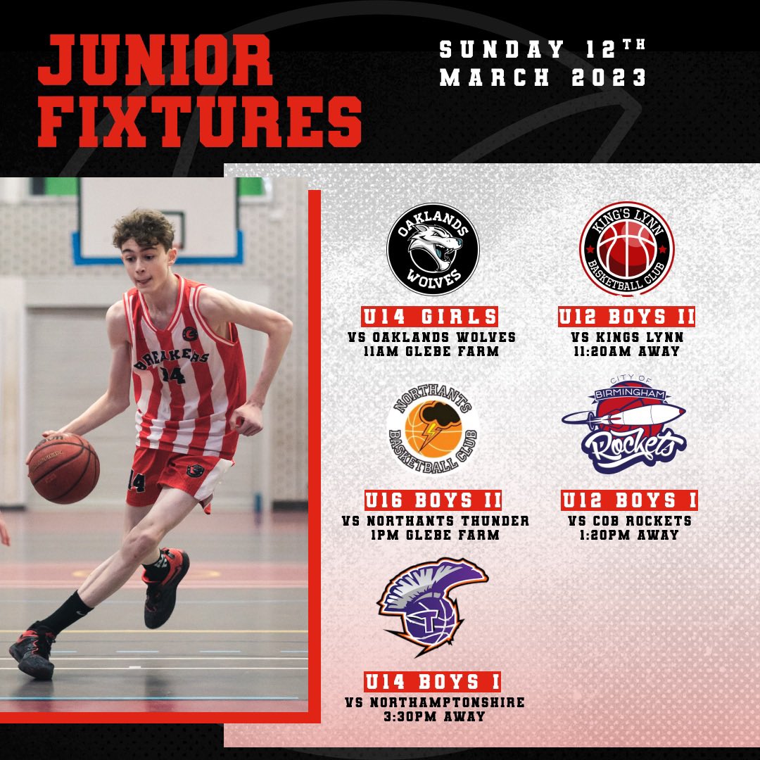 mkbballclub's tweet photo. Sundayβs Junior National League fixtures
#basketball #britishbasketball #nbl2223 #miltonkeynes #mkbreakers https://t.co/uHmVv9yCdf