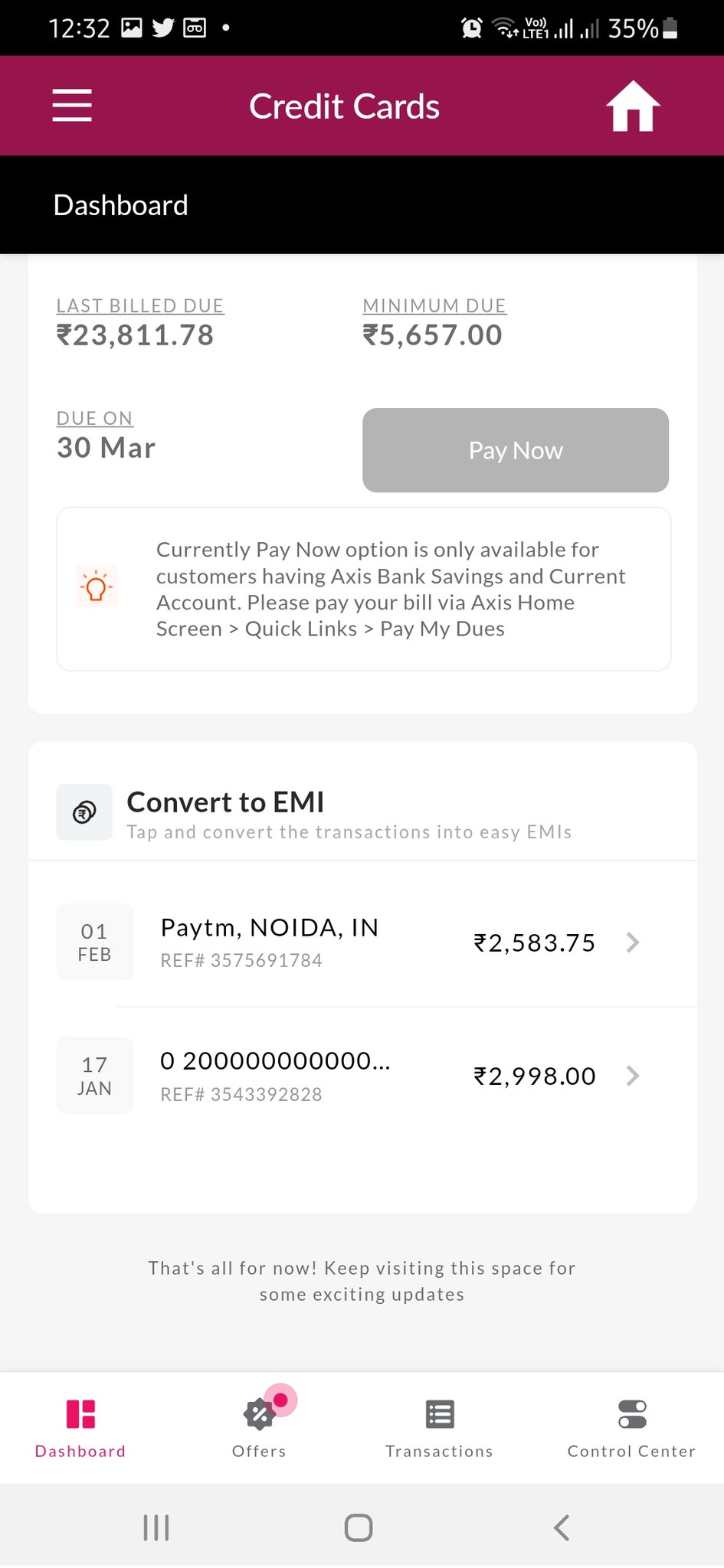 Axis Bank Support (AxisBankSupporr) / Twitter