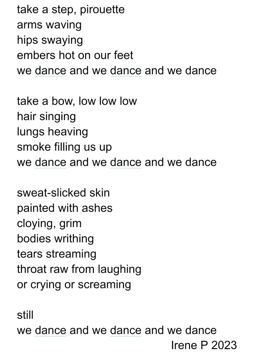 themonstrouseye's tweet photo. #ashes #crowcalls #poetry

Since I can't sleep I might as well knock the rust off the poetry brain. https://t.co/kvC3HRpatW