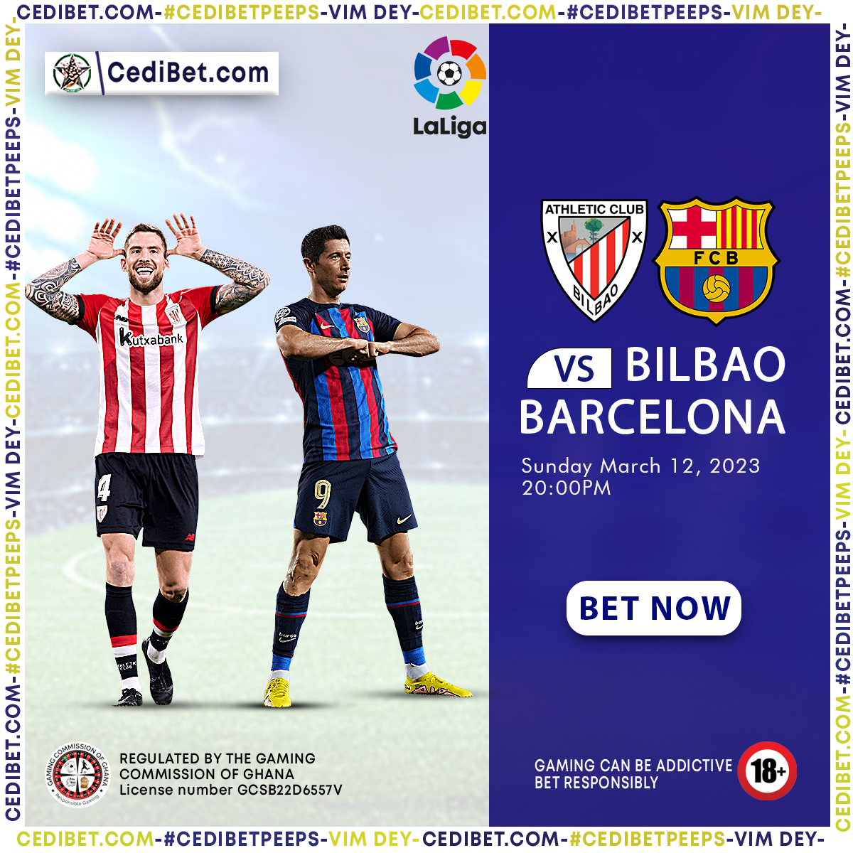 1CediBet's tweet photo. League Leaders Barcelona visit Athletic BilBao at their own half. Can Barca still maintain their momentum? Find Out More👉https://t.co/o3vK0IhApx
 #barca #league #leaders #barcelona #spain #bilbao https://t.co/owcyt5gIq5