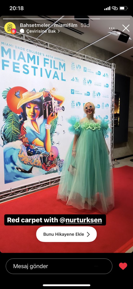 Hi Everyone🌟
<a href="/MiamiFilmFest/">Miami Film Festival</a> #miamifilmfestival 
🧚🏻
Oscar Awards? Miami Film Festival? 
I preferred the Miami Film Festival🥇Oscar next year🏆