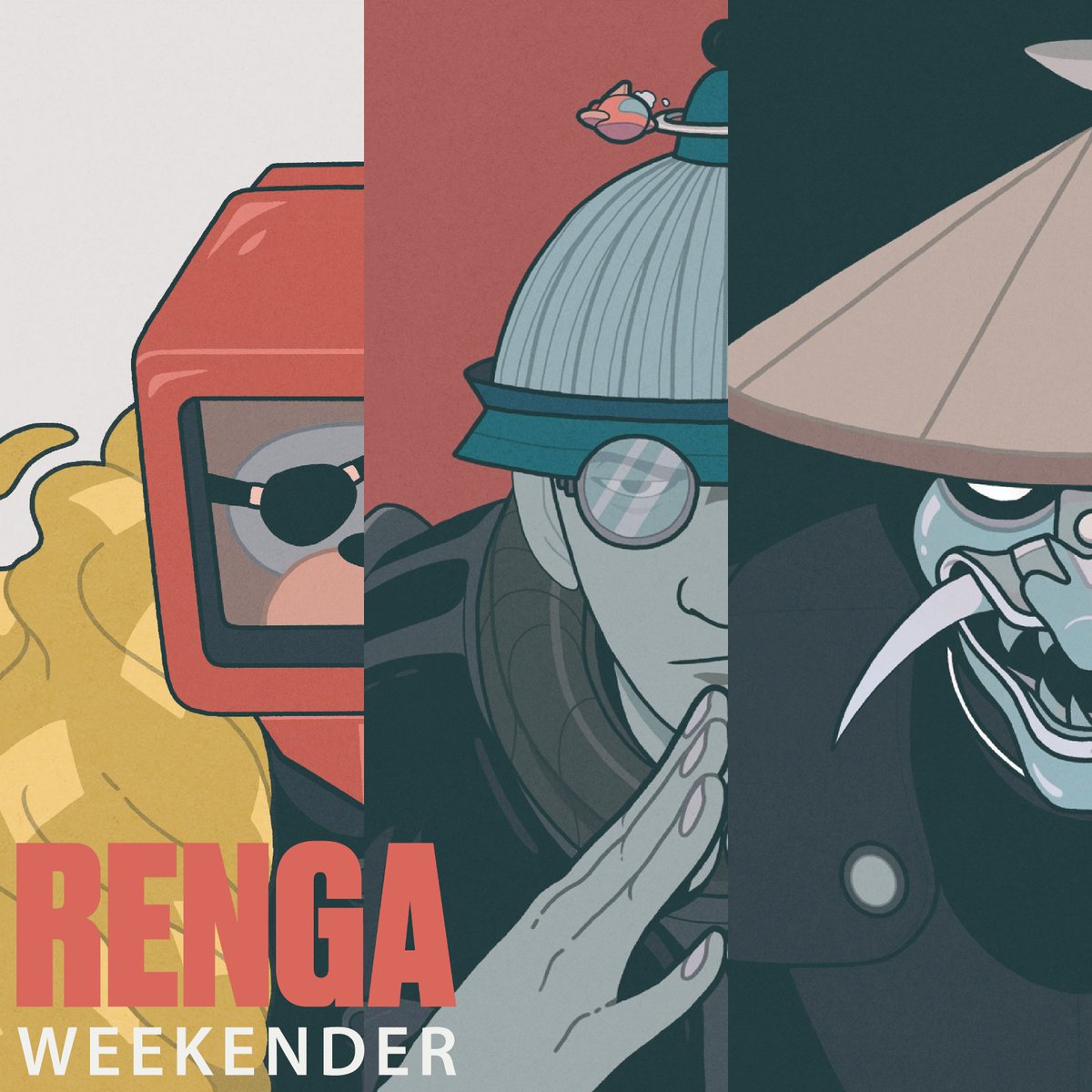 Mor0071y's tweet image. Still #renga weekend. 
@RENGA_inc @DirtyRobotWorks #rengaweekender