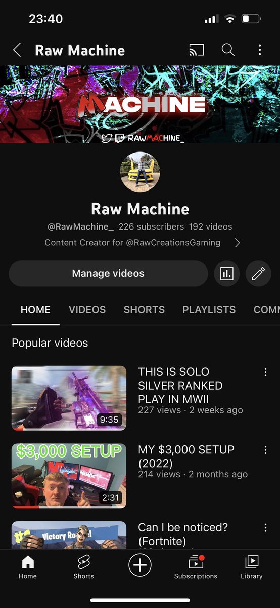 MachineGCrazy's tweet image. It’s only up from here on out. The grind never stops! Also Make sure to check out my YouTube channel! On the road to 1k subs!  youtube.com/@RawMachine_  #Youtubers #2023NewYear