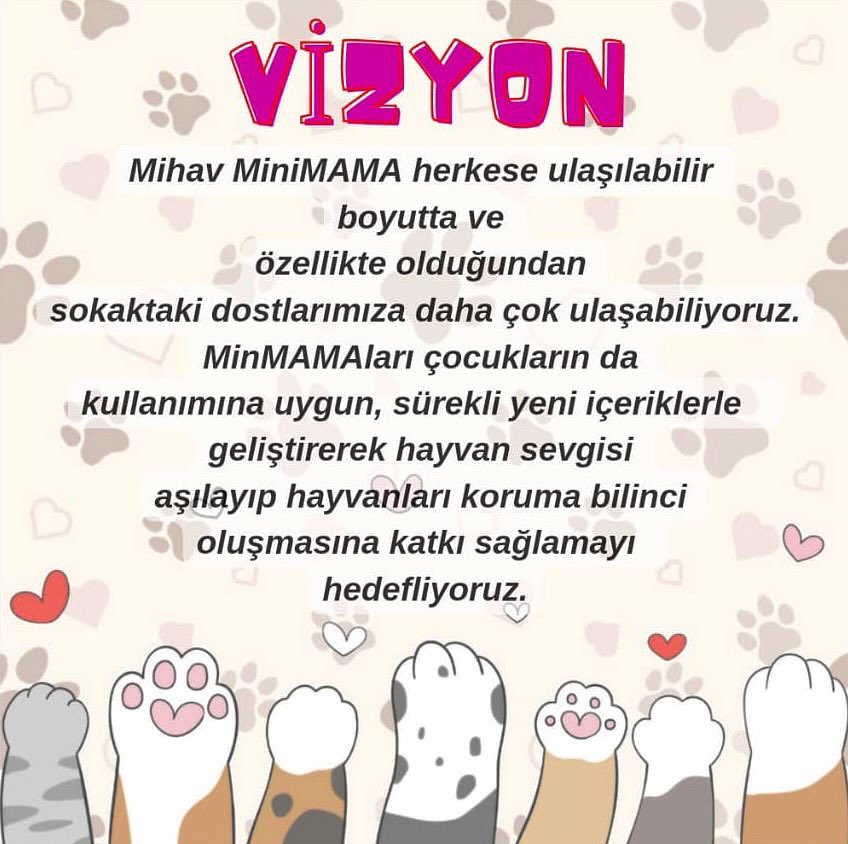 MiHav Şirketimizin misyonu ve vizyonu. 😻🐻🐈🦮
#gencbizz #gencbasari #gencgirisimciler #liseligirisimciler