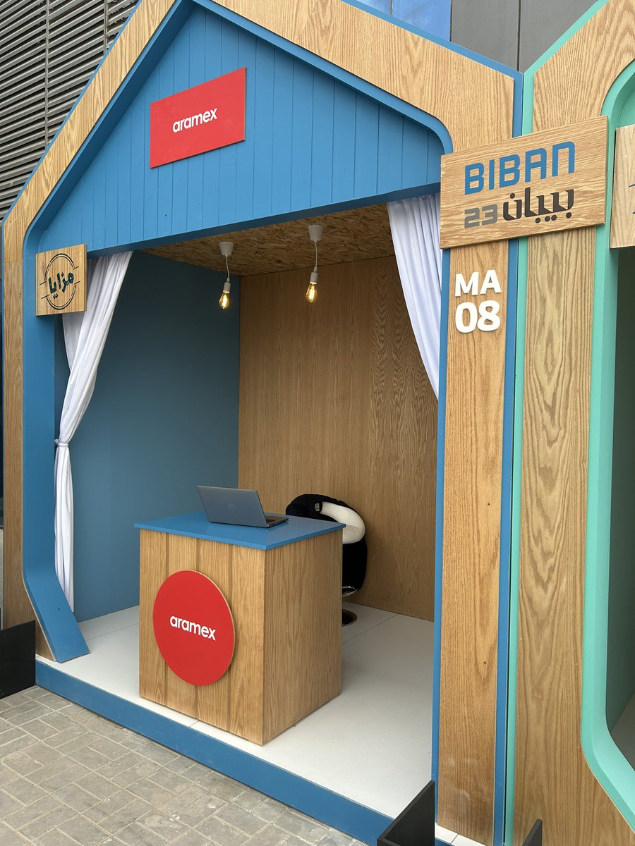 Alnowaiiser's tweet image. جانب من مشاركة #ارامكس في ملتقى #بيبان23  ، والذي نستعرض من خلاله أحدث المنتجات والحلول البريدية واللوجستية التي تساعد على نمو وازدهار قطاع التجارة الإلكترونية للمنشآت الصغيرة والمتوسطة ورواد الأعمال. @BibanGlobal @Aramex_KSA @MonshaatSA