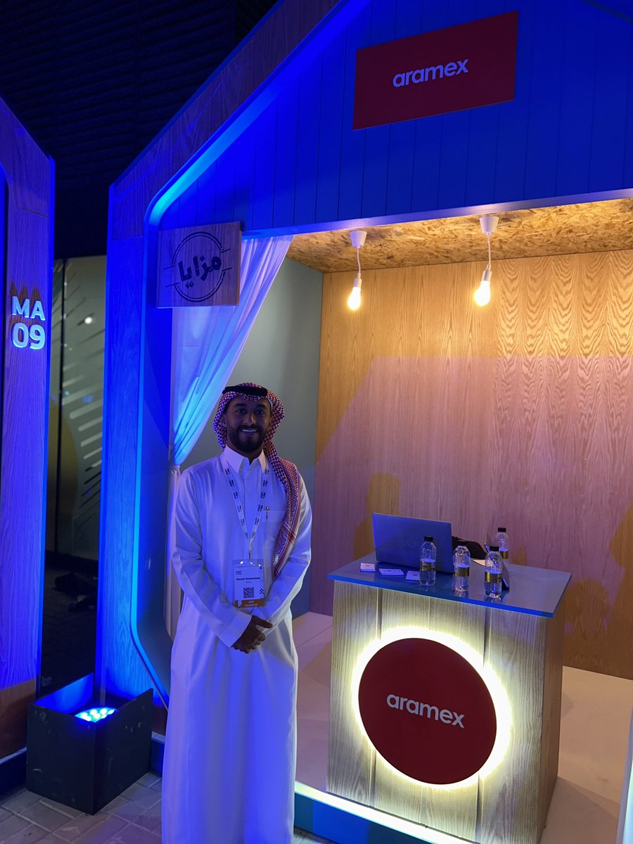 Alnowaiiser's tweet image. جانب من مشاركة #ارامكس في ملتقى #بيبان23  ، والذي نستعرض من خلاله أحدث المنتجات والحلول البريدية واللوجستية التي تساعد على نمو وازدهار قطاع التجارة الإلكترونية للمنشآت الصغيرة والمتوسطة ورواد الأعمال. @BibanGlobal @Aramex_KSA @MonshaatSA