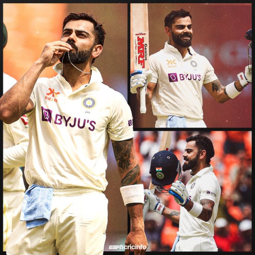 The drought has finally ended!
Normal service resumes 😉👑 #ViratKohli