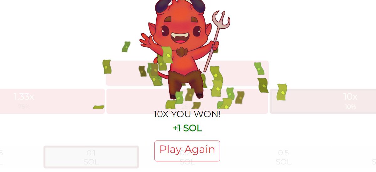 Livin the @SKULLBOTS life🤘
Got $BOLT for hodling, swap to $SOL, Flip it on multiflip.io set multiplier to 10x and win two out three flips. 
Brb, gonna go pick up another biker