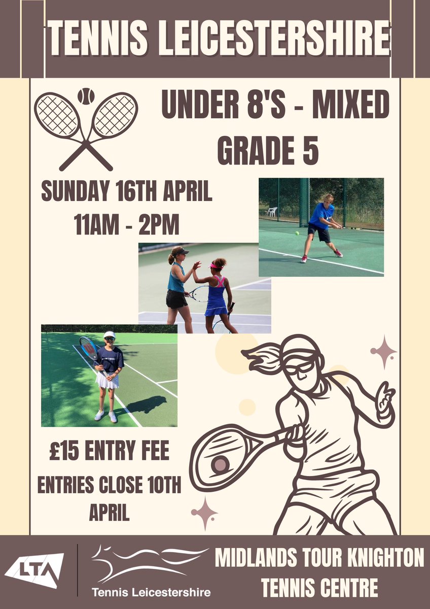Entries are now open for our U8s mixed Grade 5. Link below… competitions.lta.org.uk/tournament/cc7…