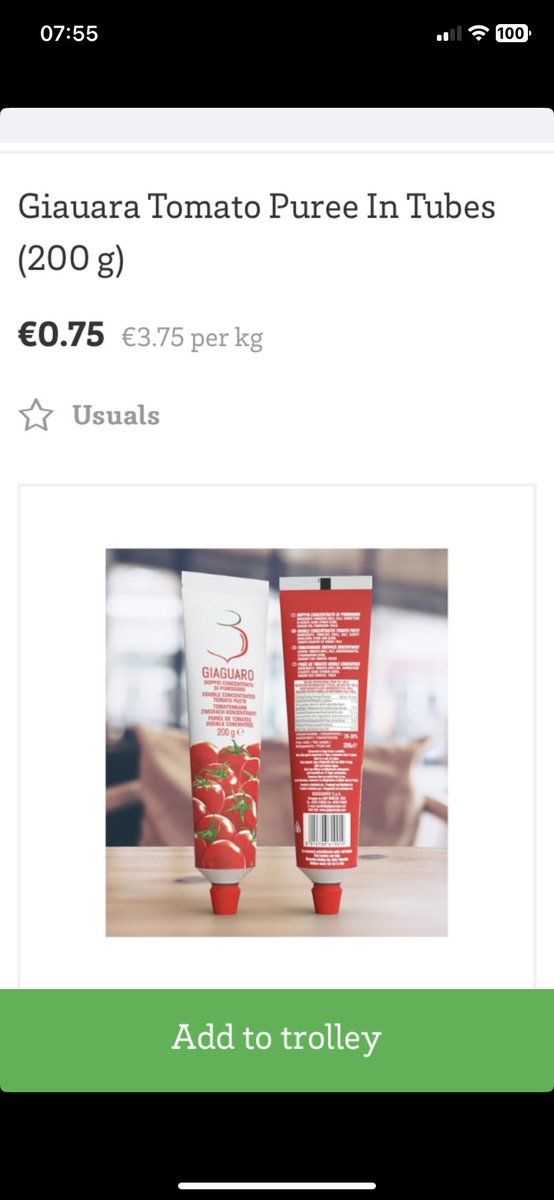 PeterBrookes30's tweet photo. @DublinFitz @TescoIrl Current SuperValu price for their cheap brand https://t.co/uqPMx6AHQs