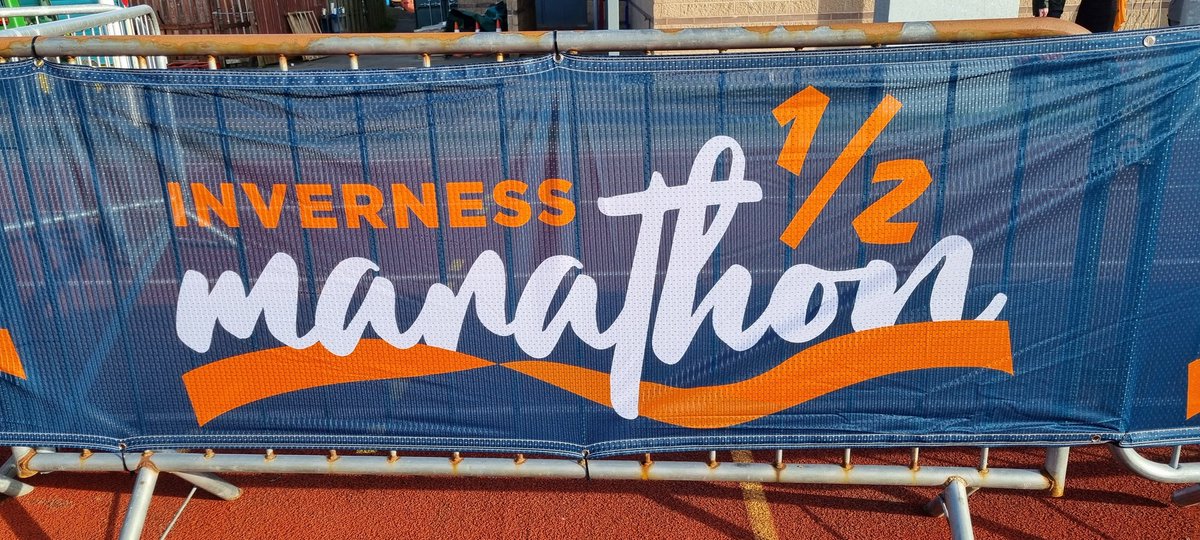 Good luck to all our runners in Inverness today taking part in the Half Marathon and 5k! A big shout out to our large team of volunteers too 🙂