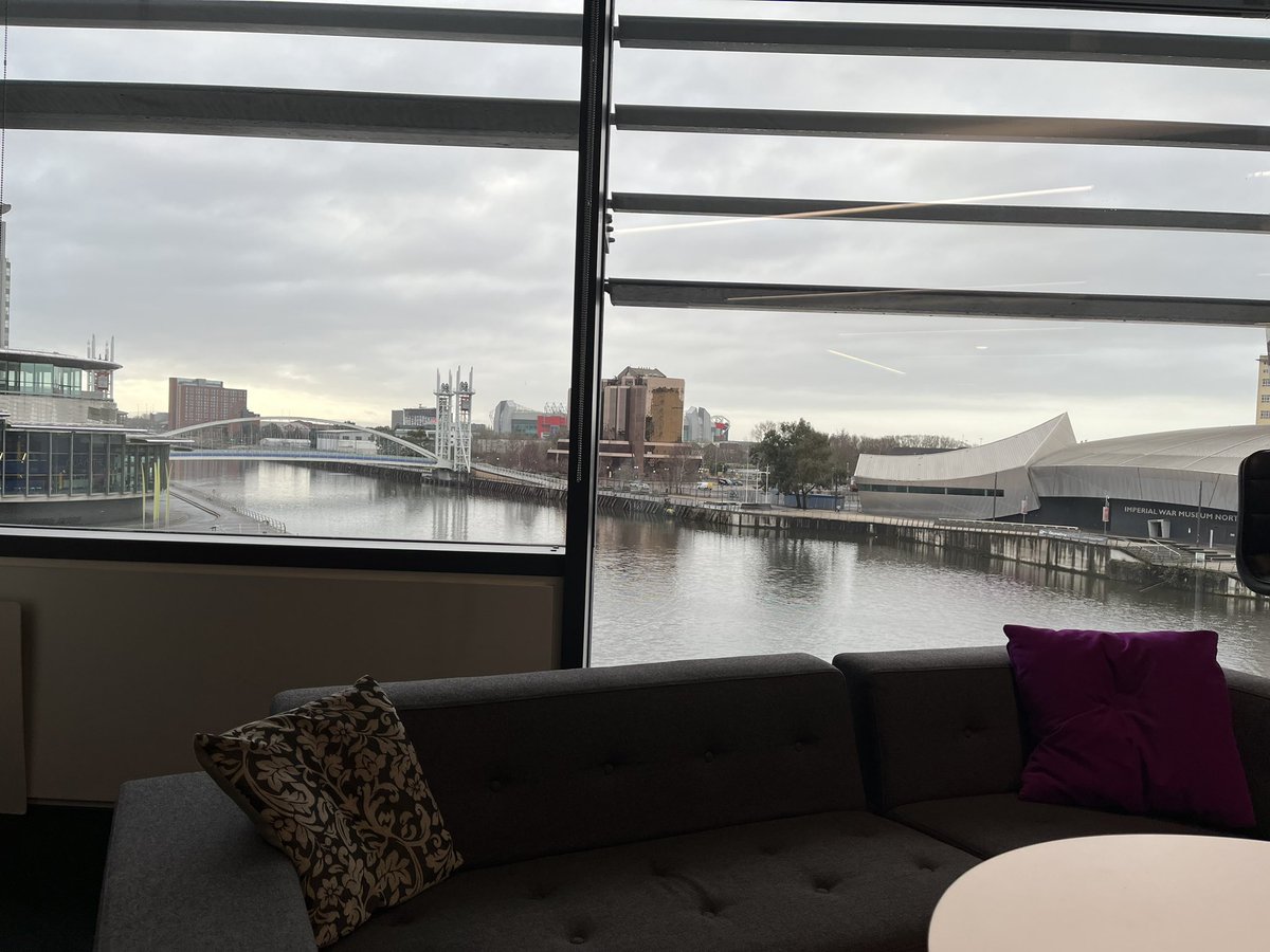 hlbingham's tweet photo. Early start this morning. Looking out on to @MediaCityUK while waiting to go on @BBCBreakfast to talk about #GBSpringClean for @KeepBritainTidy 🚮 https://t.co/3qfIogxDft