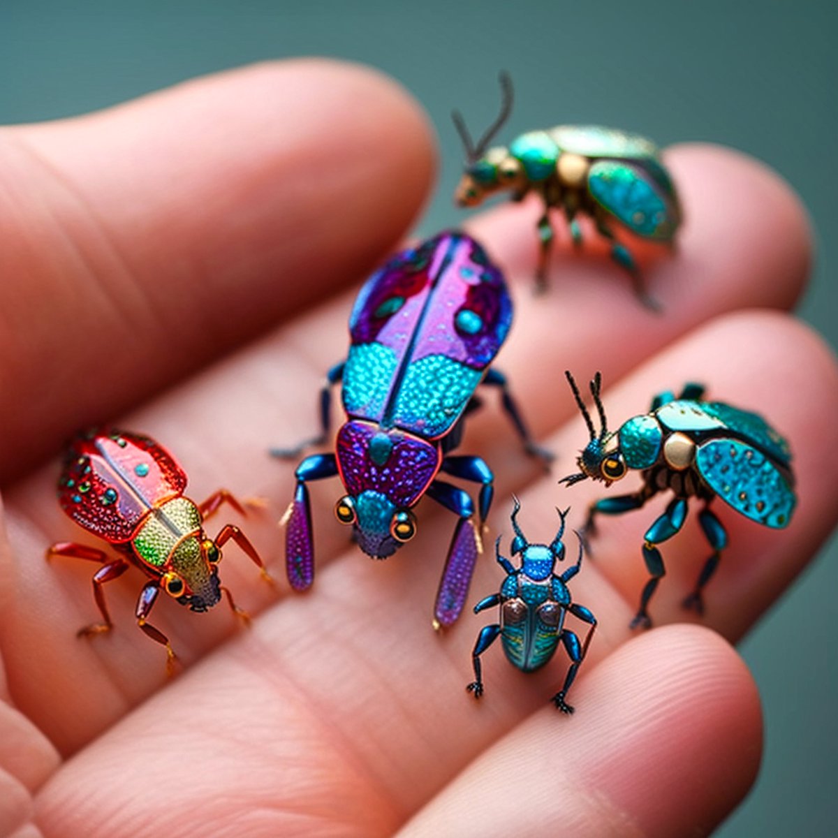FlyingDogArt's tweet photo. Tiny &amp; Colorful
#digitalart #midjourney #AIart #tiny #creatures #colors https://t.co/AhMfmcBu8D