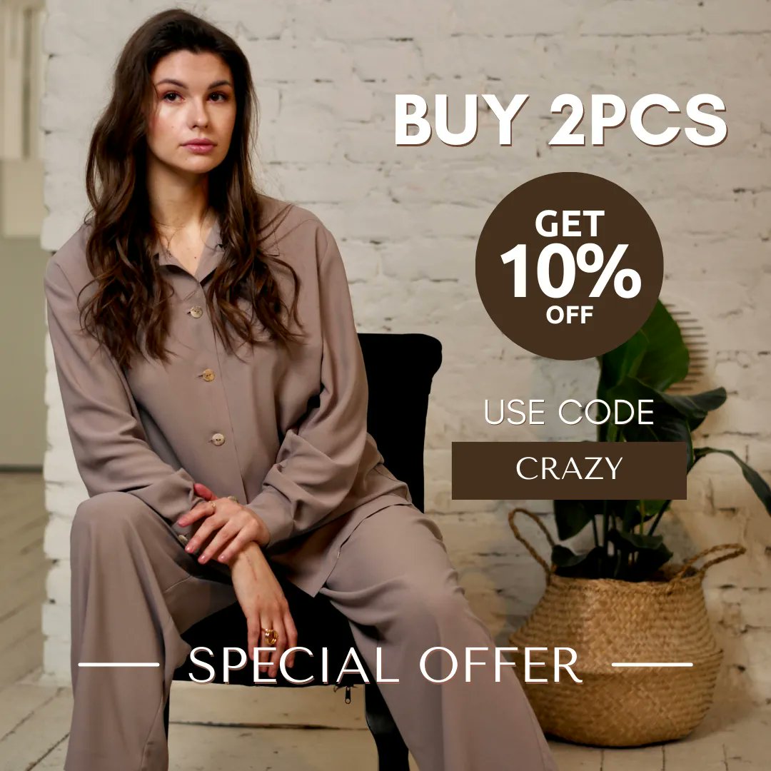bea_a_design's tweet photo. ❤️Indulge in a magical world of fashion with BeaA’s New Collection!❤️
Get swept away in the whimsical charm of our unique collection ❤️😍
✨Free Shipping on Over €199
🤩BUY 2PCS GET 10% OFF
❤️USE CODE: CRAZY
Shop Now🔗
https://t.co/rnIzkDRkte
#newarrivals #relaxwear #Beaa https://t.co/aVxbnXs4hB