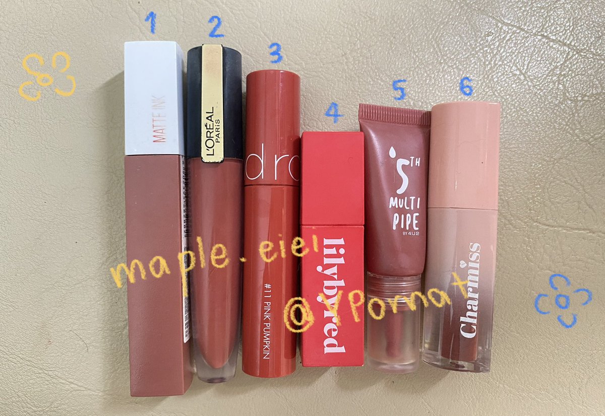 YPornat's tweet photo. #ส่งต่อ คสอ.ของเราเอง เพิ่มเติมdm
#Maybelline superstay #65 seductress 🍒79
#L'Oréal Paris Rouge #147 I Believe 🍒 109
#Romand juicy lasting tint #11 pink pumpkin🍒 99
#lilybyred #01 🍒 59
#4U2 Multi pipe #5th 🍒 35
#Chamiss #01 🍒 59
#ส่งต่อคสอ #ส่งต่อเครื่องสําอาง https://t.co/2qzZnyzPne