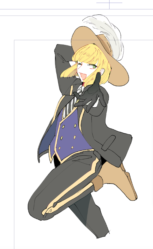 「下書きなくなんも考えずに描き始めたらアイドルハントになってしまった 」|ササハラのイラスト