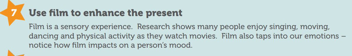 CareInspect's tweet photo. Our #FilmInCare resource contains 10 Core Principles which is intended to give you a basic ‘how to’ guide for film screenings within your care home. Here is number seven. Check back every week for another principle. Visit https://t.co/gl7YLTEgrT for more information.  @dundeeuni https://t.co/sSN1IRBqpO