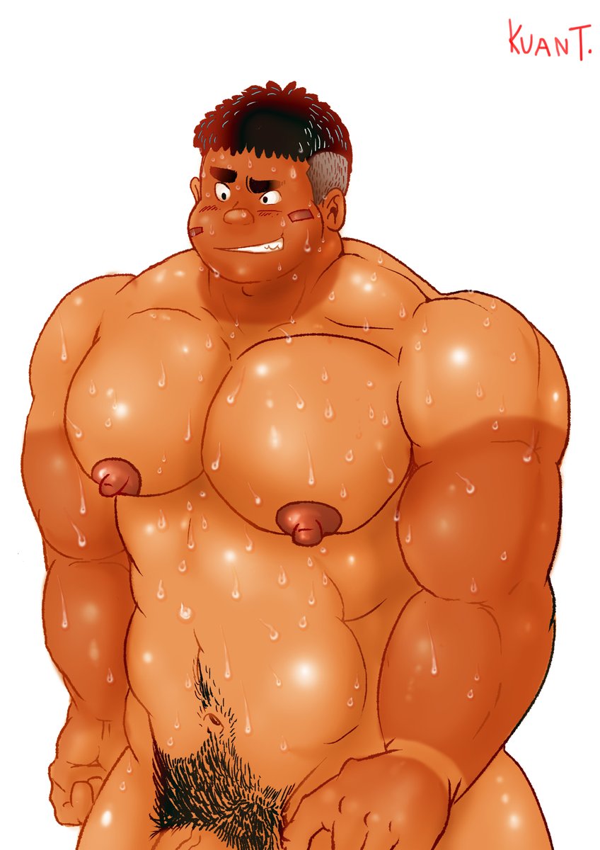 kriankuan's tweet photo. อย่างงี้เรียกหมีมั้ย ไม่รู้ แต่มัน ง... #bara #kuant https://t.co/5prUCwv3OC