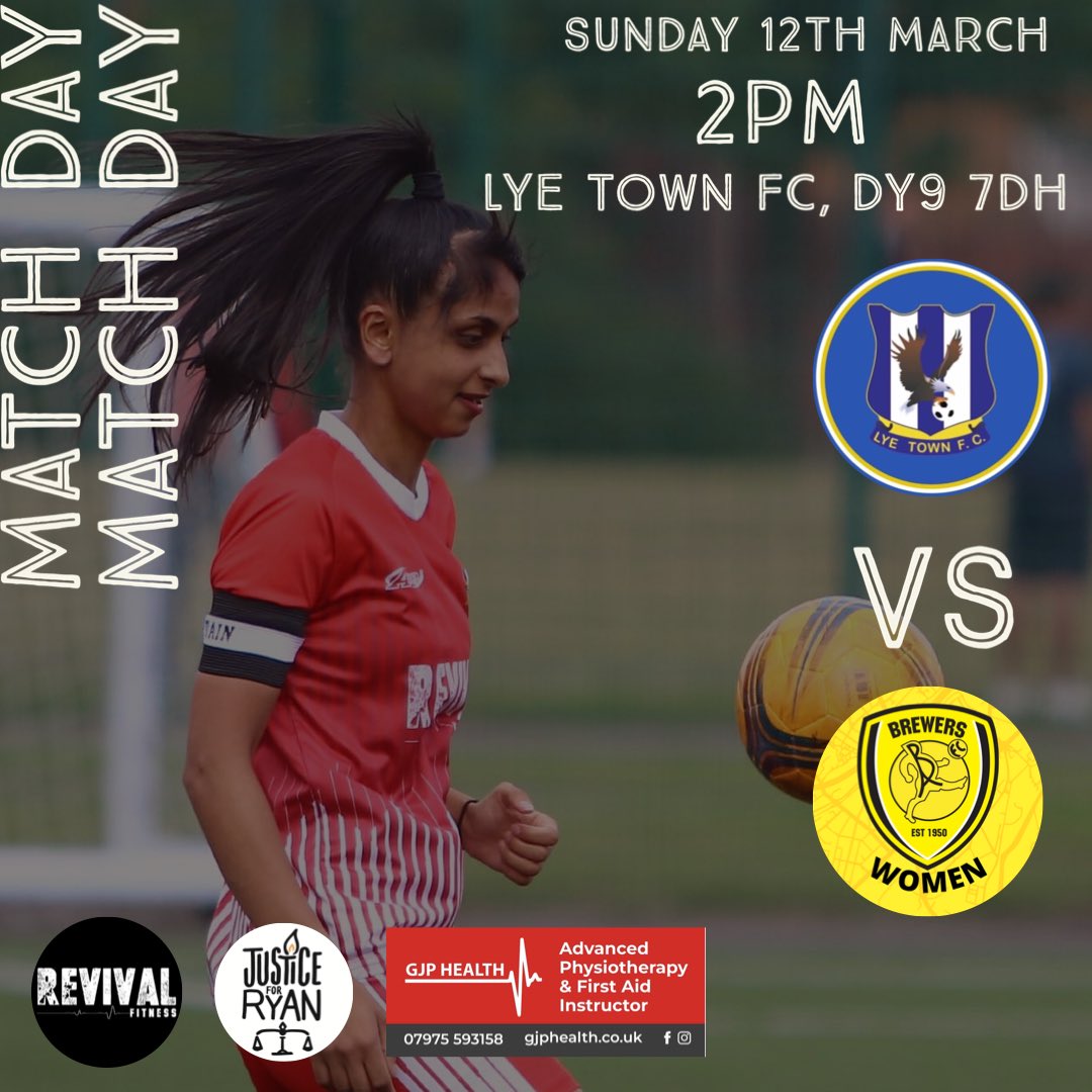 lyetownladies's tweet photo. GAME DAY‼️

Come down to Lye Town FC to support the ladies as they take on @BAFCWomen🦅💙

🆚 Burton Albion 
📆Sunday 12th March 
🕐 2pm KO 
🏟️ Lye Town FC, DY9 7DH 
🎟️ £2 Adults, FREE for OAP &amp; U16’s https://t.co/LH6WMmCAdw