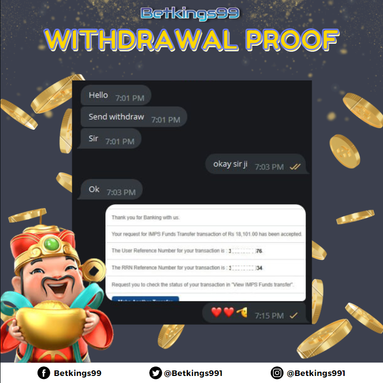 Betkings99's tweet photo. 𝐂𝐎𝐍𝐆𝐑𝐀𝐓𝐒 𝐏𝐋𝐀𝐘𝐄𝐑𝐒! 🥳
As they continue playing, they continue winning and earning too! ✨

Register your account now in Betkings99 and be one of our lucky players.  https://t.co/F1eXGZbfMj

#Betkings99
#Indiaonlinecasino
#onlinecasinoindia https://t.co/uittX7RaI2