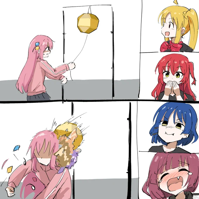 ぼっちvsくす玉 