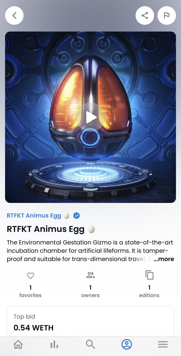 jianyuchan99's tweet photo. Betting on my gut feeling. 🤨
My first NFT in @RTFKT ecosystem. 🥚 
#ProtectTheEGG #CloneX #RTFKT https://t.co/LsvwopWr8G