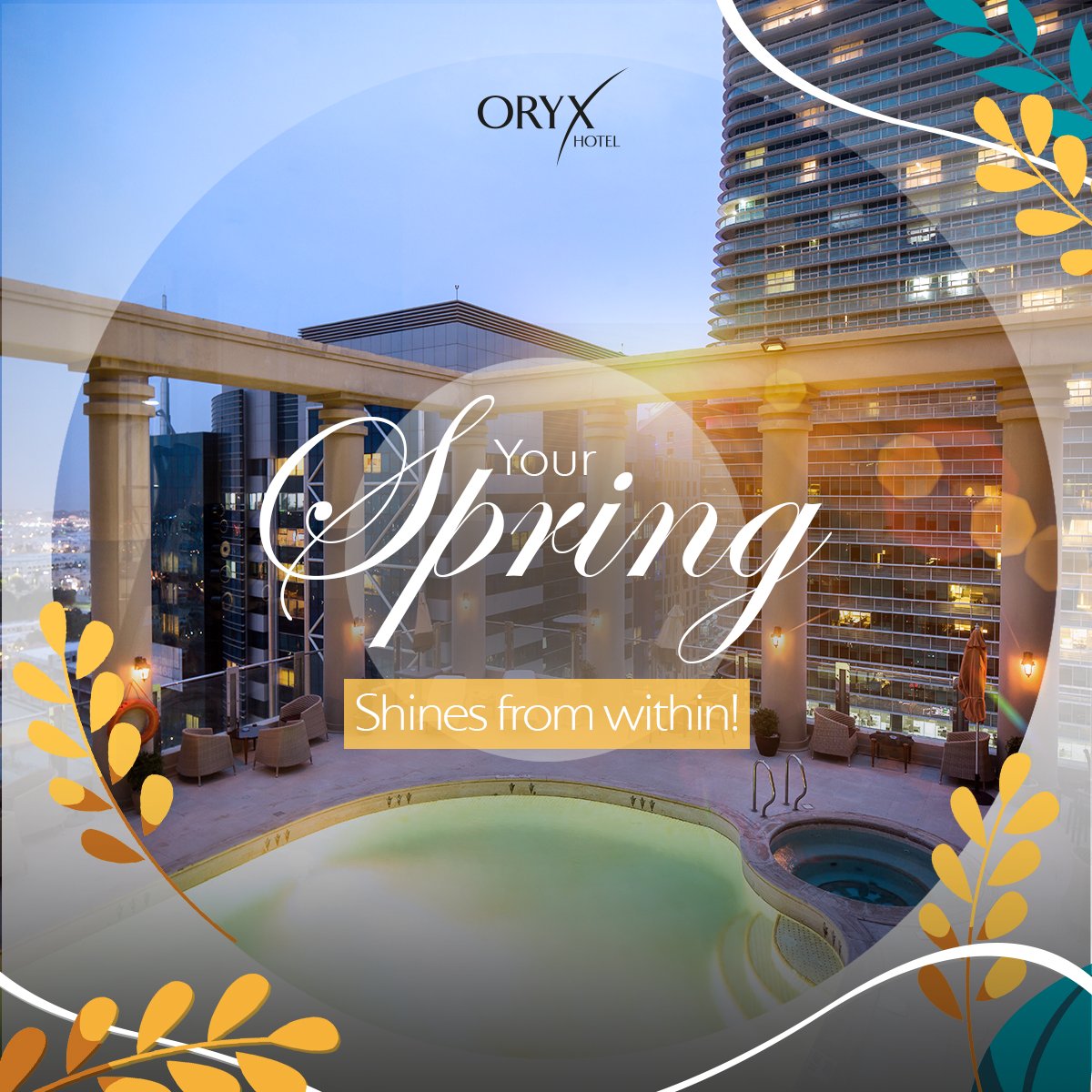 OryxHotel's tweet photo. It’s the weather and the location, but most importantly, it’s you!​​

Book now to start your spring on the right foot at Oryx!​
📞+971 2 681 0001​​

#SpringHasSprung  #Travel​ #Hotel #Hotel_life #Vacation​
#Spring2023 https://t.co/EphfV4ttDF