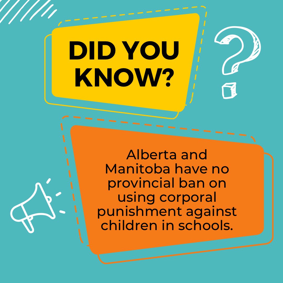 Answer #TRC Call to Action 6- repeal s43! ALL children deserve full legal protection from corporal punishment & teachers need classroom support! @MBGov @minewasko @AlbertaEd @albertateachers @InclusionAB @YourAlberta @mbteachers @MBSchoolBoards @mbedchat @AlbertaEd Get loud!📣