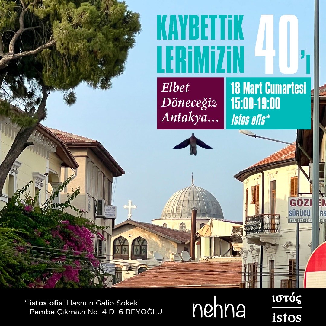 nehnabiz's tweet photo. Ayın 18’inde gelin hep beraber sevdiklerimizi analım, şehrimizin yasını tutalım. Cumartesi günü saat 15.00’da ⁦@istospoli⁩’nin Beyoğlu ofisinde buluşalım. https://t.co/tOqiRphnhT