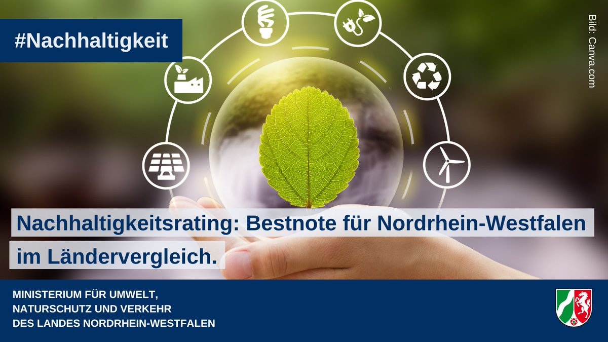 #Nachhaltigkeit als Wirtschaftsfaktor: Im #Nachhaltigkeitsrating <a href="/MoodysAnalytics/">MoodysAnalytics id hacked temporary</a> erhält #NRW die Bestnote.🌱🌍📈 Untersucht wurden u.a. #Umwelt, #Klimaschutz und #Biodiversität. Im Vergleich zum Vorjahr konnte das Ergebnis weiter verbessert werden.
ℹ️👉umwelt.nrw.de/presse/detail/…