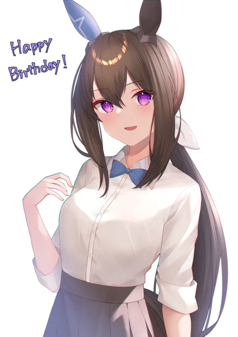 アヤベさん誕生日おめでとうこれからもいっぱい描かせてください#ウマ娘 #アドマイヤベガ生誕祭2023 