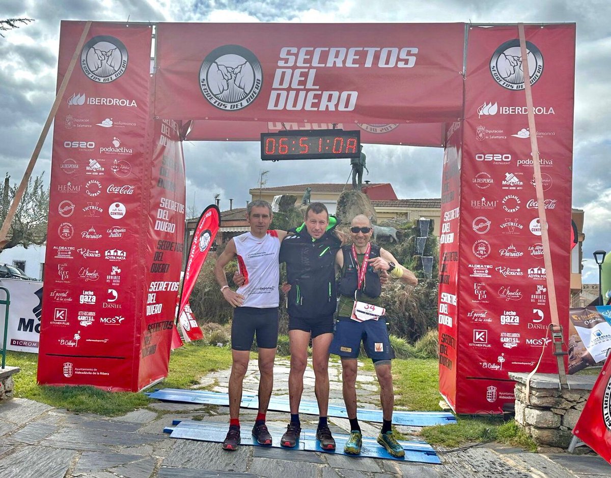 Jesús Bermejo ‘Susi’ y Javier González fueron primero y segundo en el regreso de Secretos del Duero, con Santi Mezquita, tercero.

Para los que no conocéis a los extremeños 🟢⚪️⚫️ tienen una historia que no desmerece👇🏼